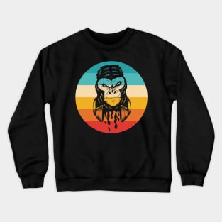 Monkey Music Retro Crewneck Sweatshirt